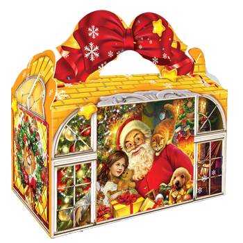 Подарунок новорічний РАДУНКА Новорічне віконце, 900г